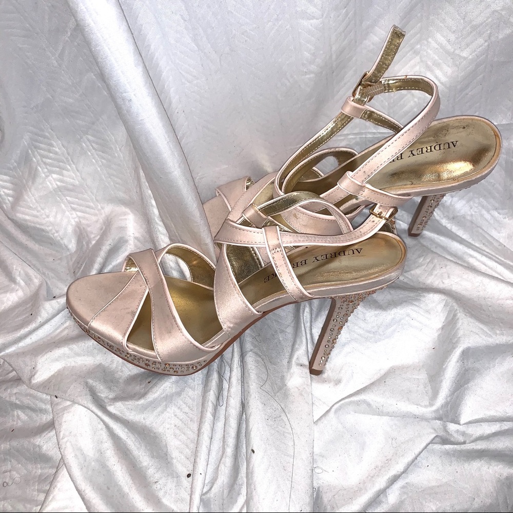 Audrey Brooke Embellished Heels